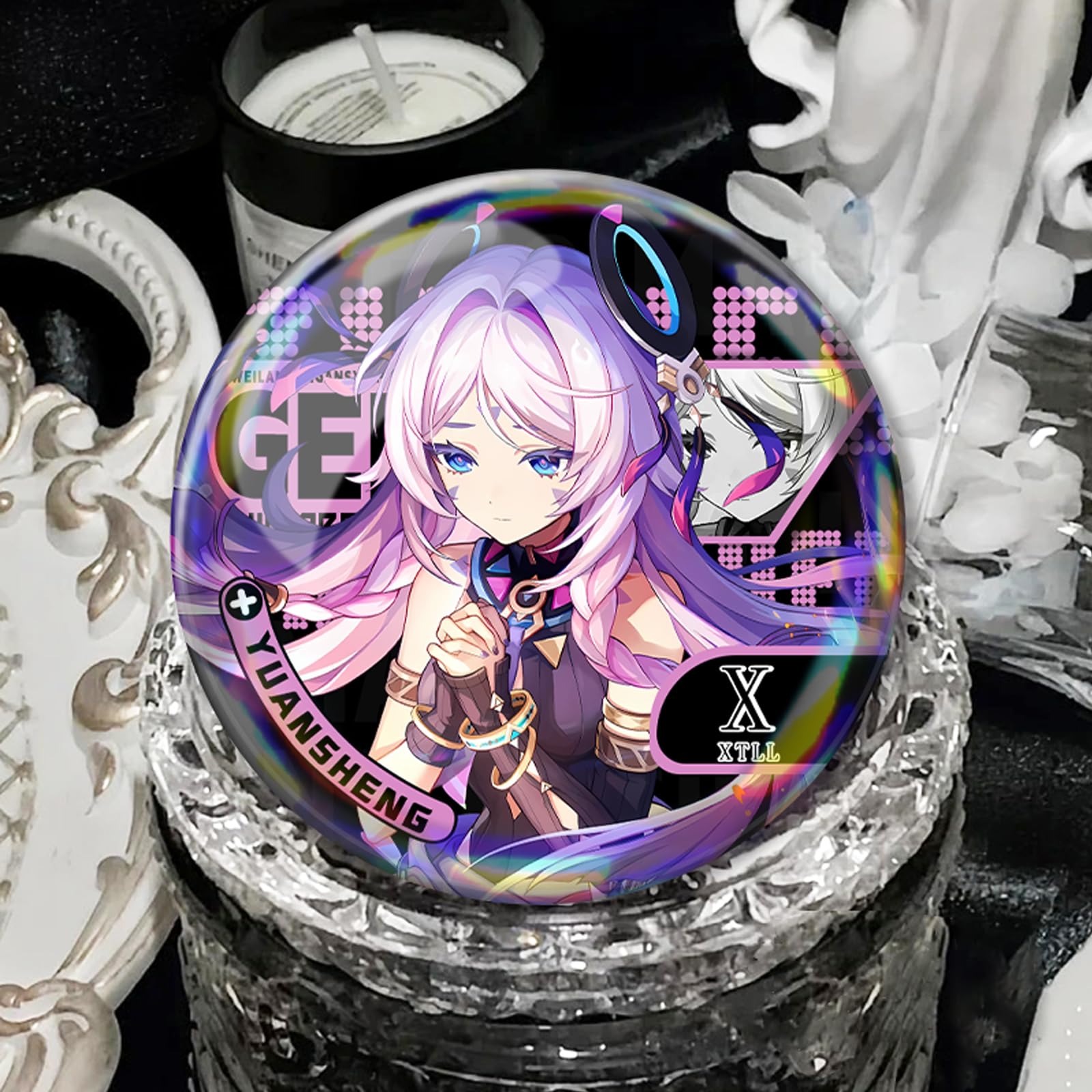 Amazon.co.jp: 原神 げんしん シトラリ バッジ 2個セット キャラクター